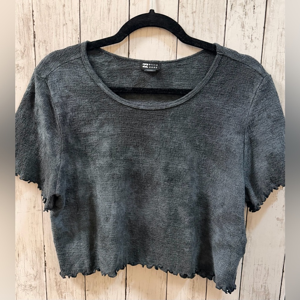 Billabong Charcoal Crop Top